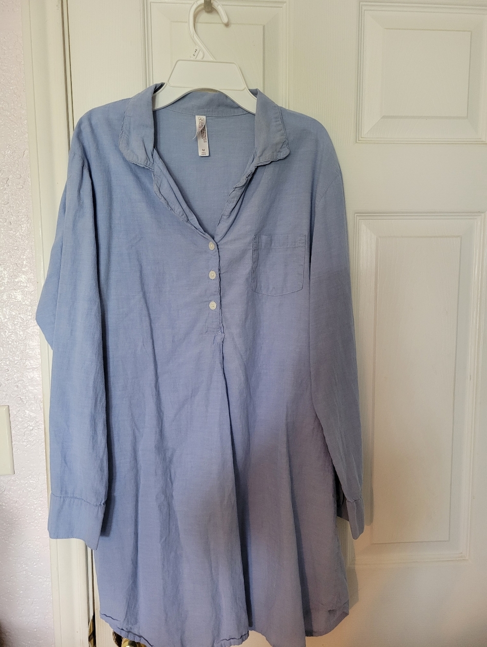 Gilligan & O'Malley Light Blue Sleepwear Top